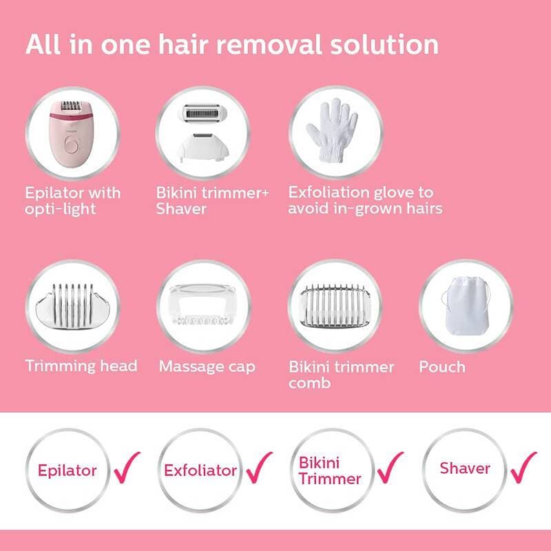 ست اصلاح موی بدن بانوان فیلیپس مدل BRE 285 - تصویر 5